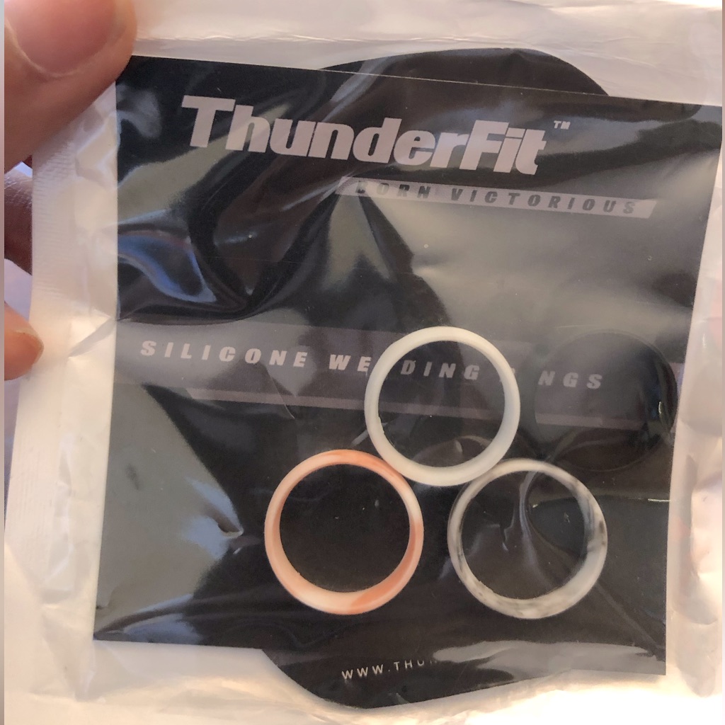 Thunderfit Silicone Rings Wedding Size 4